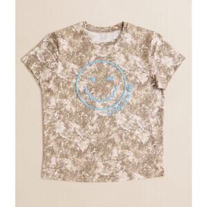 Buckle Modish Rebel Girls Wavy Smiley Camo T-Shirt